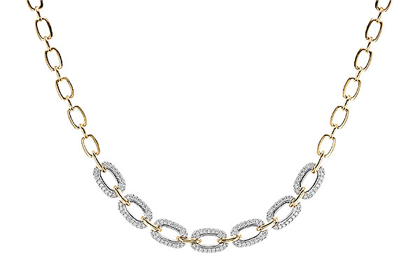 F319-83298: NECKLACE 1.95 TW (17 INCHES)