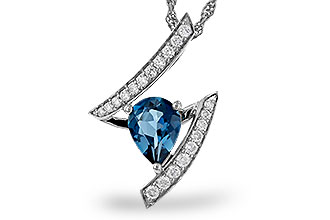 A320-74217: NECK 1.04 LONDON BLUE TOPAZ 1.23 TGW (8x6MM)