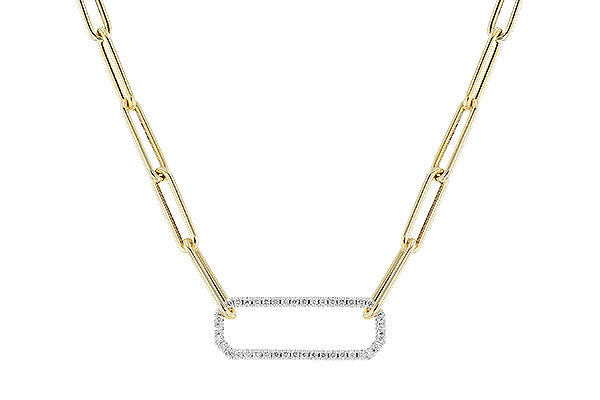 C319-82453: NECKLACE .50 TW (17 INCHES)