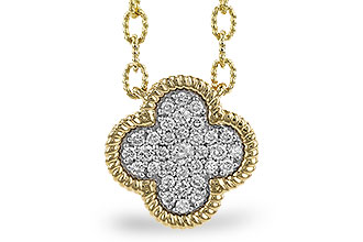 C319-90598: NECKLACE .32 TW (18")