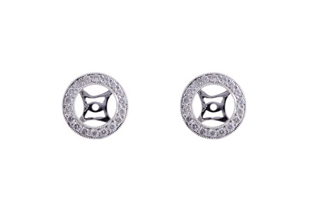 D229-87844: EARRING JACKET .32 TW (FOR 1.50-2.00 CT TW STUDS)
