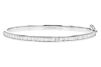 D319-83353: BANGLE 1.02 TW BAGUETTE DIAMONDS