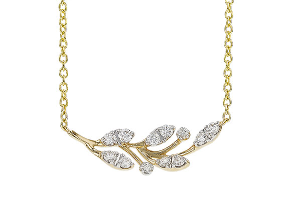 D320-76007: NECKLACE .32 TW (18")