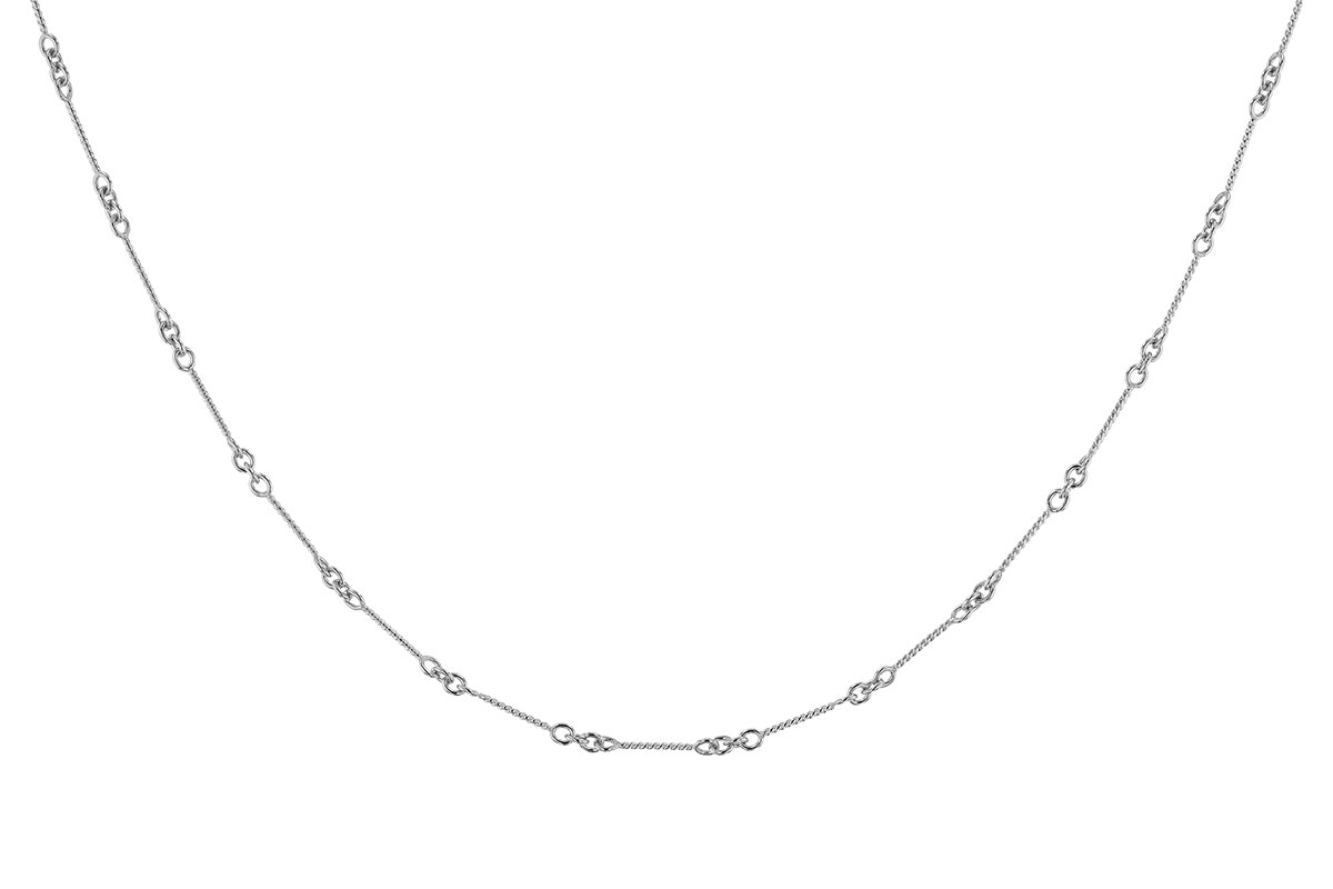 E319-87898: TWIST CHAIN (18IN, 0.8MM, 14KT, LOBSTER CLASP)