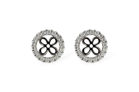 F233-49662: EARRING JACKETS .30 TW (FOR 1.50-2.00 CT TW STUDS)