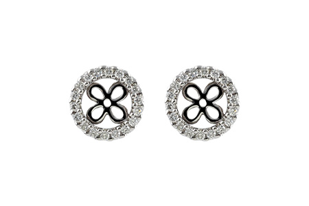 F233-49662: EARRING JACKETS .30 TW (FOR 1.50-2.00 CT TW STUDS)
