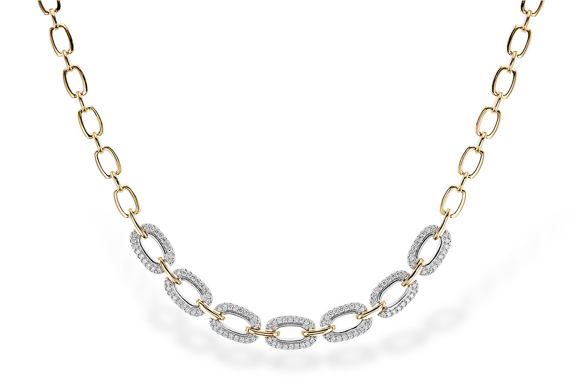 F319-83298: NECKLACE 1.95 TW (17 INCHES)