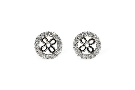 G233-49653: EARRING JACKETS .24 TW (FOR 0.75-1.00 CT TW STUDS)
