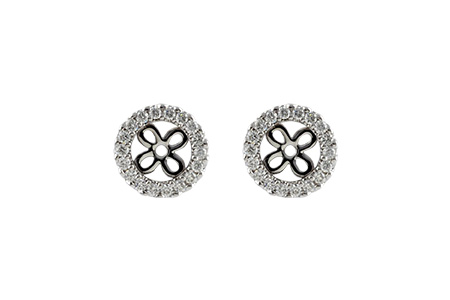 G233-49653: EARRING JACKETS .24 TW (FOR 0.75-1.00 CT TW STUDS)