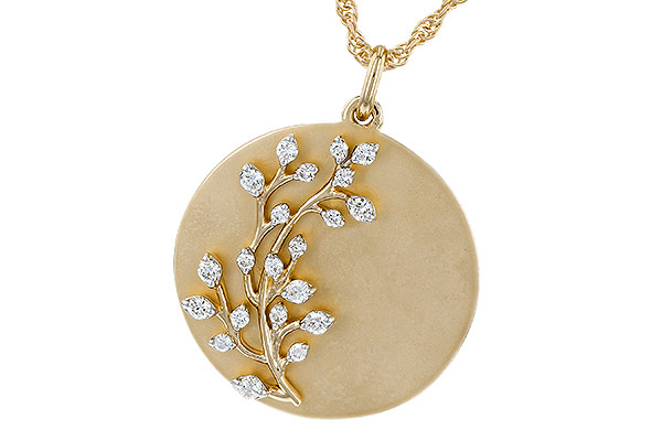 H320-73307: NECKLACE .24 TW