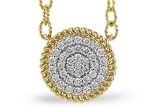 M319-90589: NECKLACE .32 TW (18")